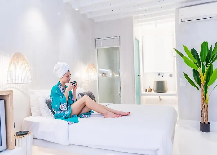 Anastasia's Visage Ii Stylish Center Mykonos Appartement *